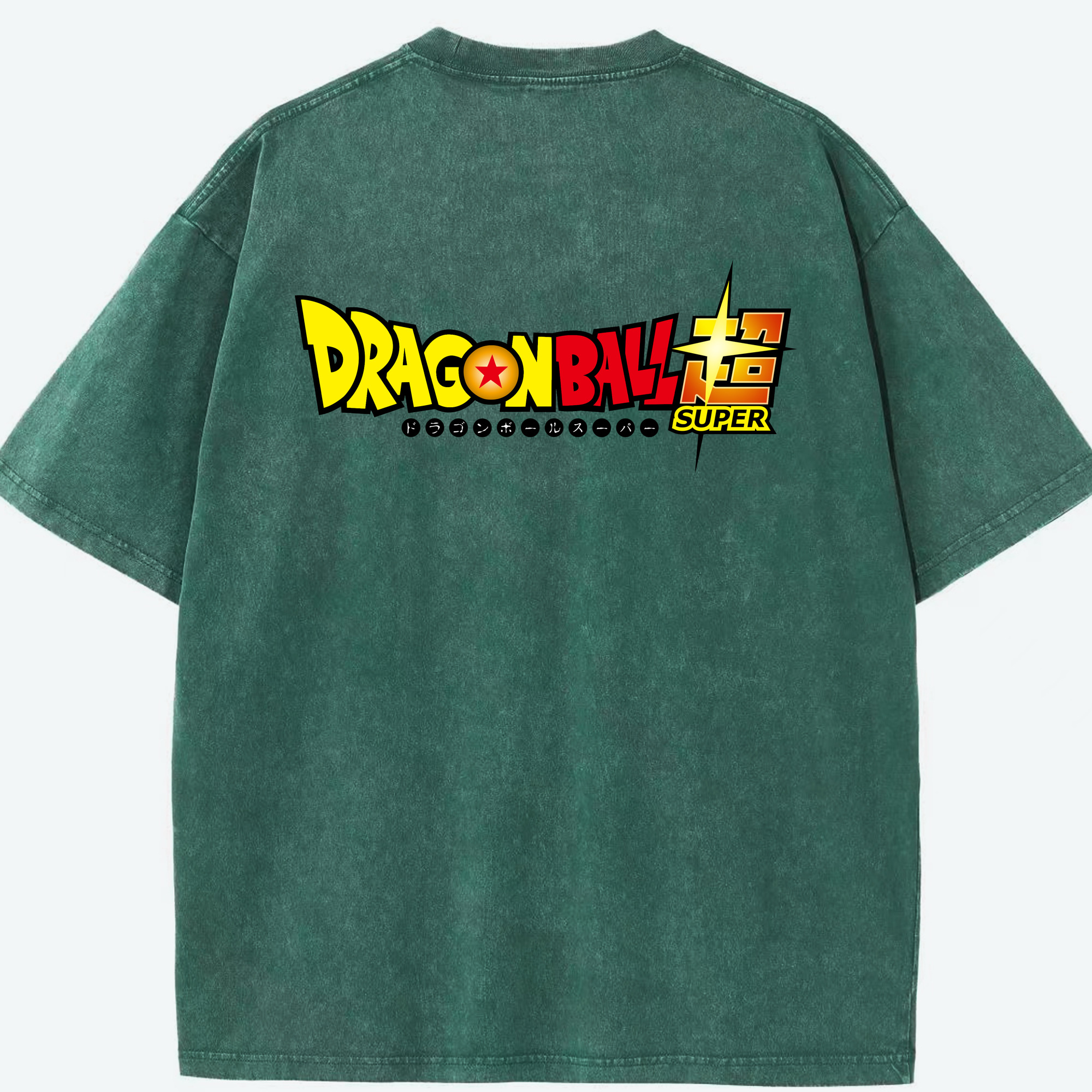 （画像用） ドラゴンボール DRAGON BALL 綿100% ヴィンテージ風 半袖Tシャツ（背面プリント）